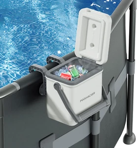 Portable Pool Cooler Insulated Hard Cooler with Handle for Swimming Pool Spa Use - Picture 1 of 12