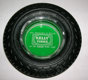 Kelly Springfield Tires Advertising Ashtray "New Dimen. In Driving" Automotive - Picture 1 of 4