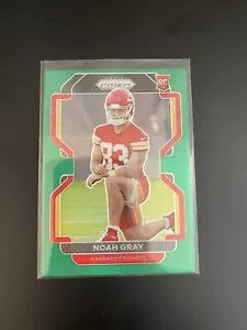 2021 Prizm Noah Gray GREEN Prizm RC Rookie #413 - Picture 1 of 2