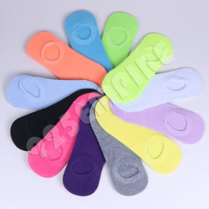 Lote de 12 pares de calcetines de algodón invisibles para mujer sin presentación talla 9-11 - Imagen 1 de 8