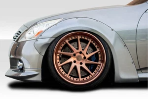 For 2008-2015 G Sedan G37 Q40 Duraflex LBW Front Fender Flares - 4 Piece - Picture 1 of 12