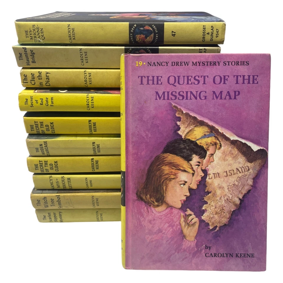 Nancy Drew Hardcover Vintage Matte Book by Carolyn Keene You Choose!! - Imagem 1 de 1