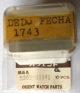 1 Pc Orient - Dedo fecha - for Cal. 1743 Part Piezas Watch recambio NOS . - Imagen 1 de 1