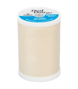 Cream - All Purpose Sewing Thread, Dual Duty XP-250 yds, #S910 8020 by Coats - Picture 1 of 1