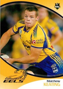 ✺New✺ 2009 PARRAMATTA EELS NRL Card MATT KEATING Daily Telegraph