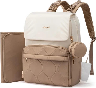 LOVEVOOK Bolsa de Pañales Mochila, Bolsas de Viaje para Bebés para Niños y Niñas, Niño Pequeño Impermeable Foto 1 de 4