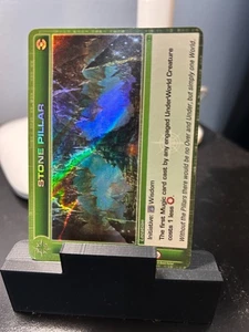 CHAOTIC RIPPLE FOIL STONE PILLAR CARD - Picture 1 of 4