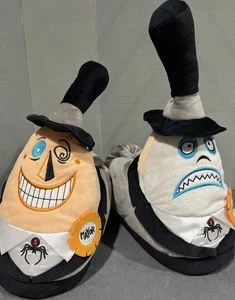 Happy Feet NBC The Nightmare Before Christmas Halloween Dual Mayor Slippers ML - Picture 1 of 11