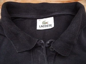 LACOSTE Damen POLOSHIRT Polo-Shirt Schwarz kurzarm Gr.40 #P1124 - Picture 1 of 1