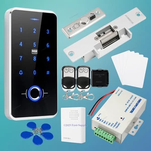 Waterproof Fingerprint Access Control IC Reader NC Strike Lock - Picture 1 of 11
