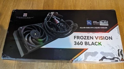 Thermalright Frozen Vision 360 AIO CPU Cooler LCD Screen - Black, NEW/un-used🔥 - Image 1 of 4