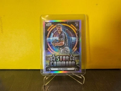 Paul Skenes RARO REFRATOR NOVATO TOPPS CARTÃO DE INVESTIMENTO CROMADO SSP PIRATAS ESTADO PERFEITO - Imagem 1 de 2