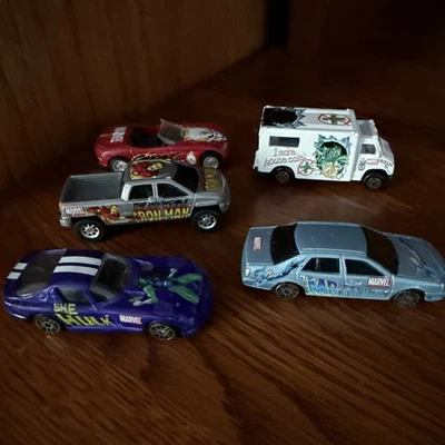 Maisto Marvel Diecast Lote De 5 Iron Man Ghostrider Dr Doom She Hulk Mr Fantastic Foto 1 de 4