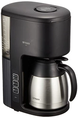 Tiger Thermos (TIGER) Cafetera para 8 Tazas Aspiradora Acero Inoxidable Servidor con Foto 1 de 4