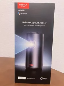 Nebula Capsule 3 Laser Smart Mini Projector 1080P Dolby Android TV -Renewed - Picture 1 of 11