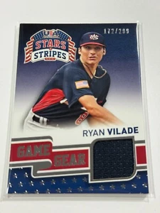 2015 USA Baseball Stars Stripes Game Gear Longevity Ruby Ryan Vilade Jersey/299 - Picture 1 of 2
