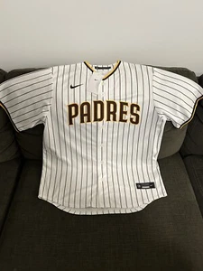 Nike Authentic San Diego Padres MLB Baseball Pinstripe Jersey Men’s Sz: Large - Picture 1 of 5