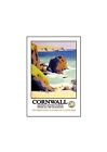 CORNWALL 3,British Travel Poster prints,vintage,wall art,British rail,A3,A4,