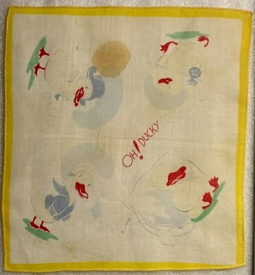 Pañuelo infantil Hankie Ducks Duck Oh Ducky bufanda dañada Foto 1 de 4