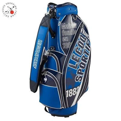 Le Coq Sportif Golf Men's Cart Bag 9.5 x 47in 6-way 3.6kg 2025 New Enamel Blue - Image 1 of 4