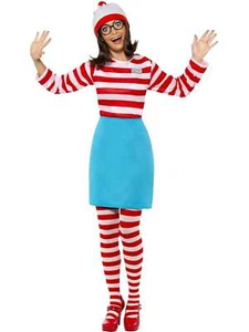 Where's Wally? Wenda Licensed Book Week Cartoon TV Fancy Dress Costume - Picture 1 of 8