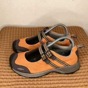 Keen Malibu Double Strap Mary Jane Women’s Sz 7 Trail Hiking Shoes Orange - Picture 1 of 7