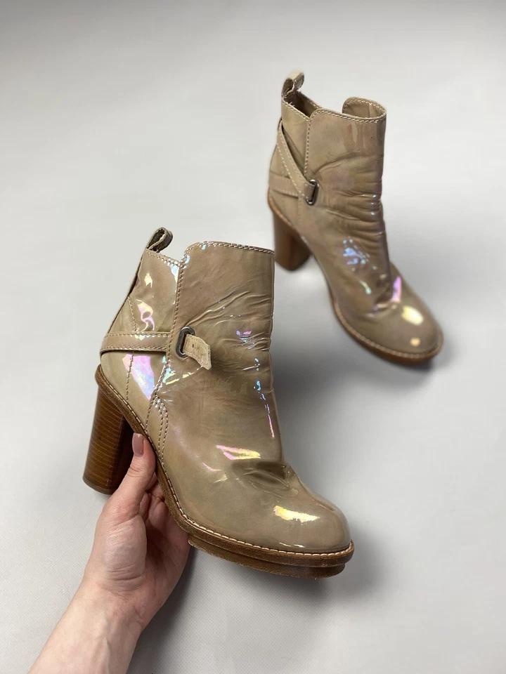 Acne Studios ladies leather heels boots size 40 - Image 1 of 4