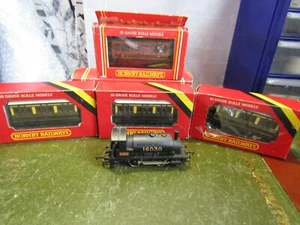 Vintage Boxed Hornby R337 OO Gauge Loco With 3 R213 Coaches & 1 R.468 Coach - Picture 1 of 8
