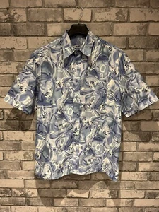 Camisa para hombre Lee Cooper burbuja psicodélica película abstracta pinup chica estampado L Y2K - Imagen 1 de 5