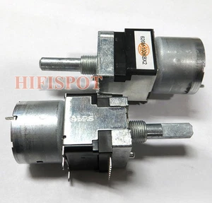 ALPS RK168 100KBX2 LINEAR Dual RK16812MG Stereo Motorized Potentiometer Pot 1pc - Picture 1 of 2