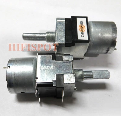 ALPS RK168 100KBX2 LINEAR Dual RK16812MG Stereo Motorized Potentiometer Pot 1pc - Image 1 of 2