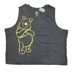 Women's Winnie the Pooh Graphic Tank Top - Black 3X - Picture 1 of 2