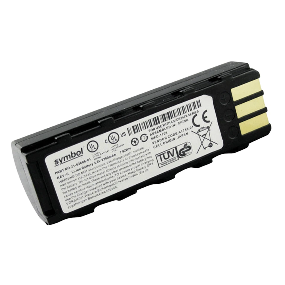 Nueva batería original 21-62606-01 para escáner Symbol LS3478 LS3578 DS3478 DS3578 Foto 1 de 4