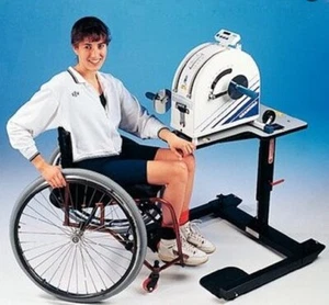 MONARK SWEDEN 881 E 881E UBE UPPER BODY ERGOMETER REHAB HAND CYCLE TRAINER TABLE - Picture 1 of 13