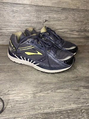 Brooks Dyad 7 Women's Size 8 M Grey/Blue/Yellow Athletic Running Shoes - Image 1 of 4