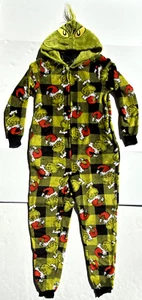 Dr. Seuss's The Grinch Unisex Pajama Jumpsuit One Piece Size XS (0-2) - Picture 1 of 5