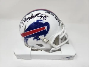 Bruce Smith 200 Sack Signed Buffalo Bills Speed Mini Football Helmet JSA COA BUF - Picture 1 of 4