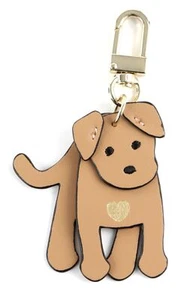 SEIDENFELT MANUFAKTUR My Dog Key chain Schlüsselanhänger Nude Braun