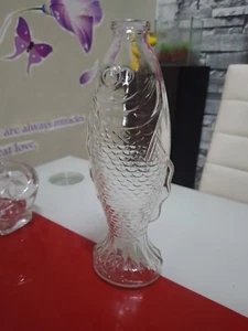 Clear glass fish bottle / collectibles by Backwood Lighting LLC - Picture 1 of 6