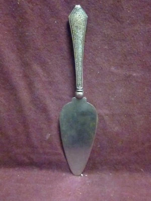 WEBSTER Mango Esterlina (aspecto martillado) SERVIDOR DE QUESO 6 3/8" sin monograma Foto 1 de 3