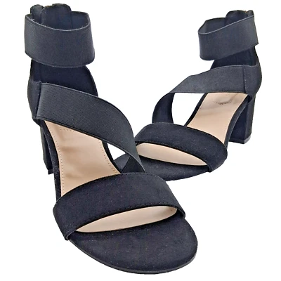 Liz Claiborne Women's Strapy Black Heels - Image 1 of 4