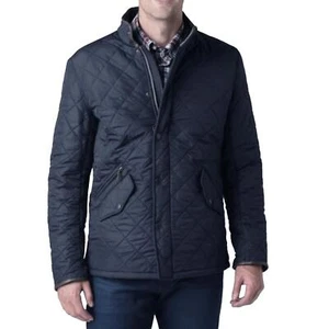 Barbour Jacket Mens Quilted Padded Winter Warm Lined Waterproof Outdoor Coat - Picture 1 of 16