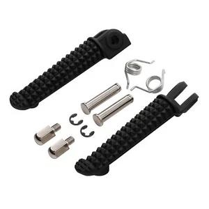 Front Foot Pegs Rest Footrest Pedal Fit For Yamaha YZF R1 98-24 YZF R1S 15-24 - Picture 1 of 10