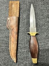 Vintage Dagger Knife With Sheath 9” / 5” Blade Made In Pakistan