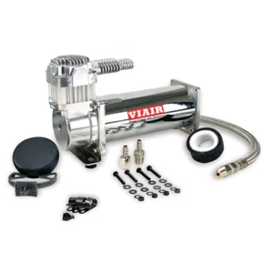 Viair 444C Chrome 12 Volt Air Compressor Kit (200PSI) Air Ride Air Lift  - Picture 1 of 1