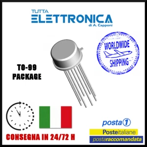 LM703CH integrated circuit circuito integrato IC CI TO-99 case new old stock NOS - Picture 1 of 1