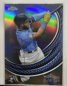 2024 Topps Cromo Trazos S-24 Junior Caminero Novato Tampa Bay Rays - Imagen 1 de 2