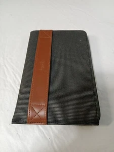 Kindle Fire Ipad Zip Cover Brown Black Padded 5.5"x8.25" - Picture 1 of 5