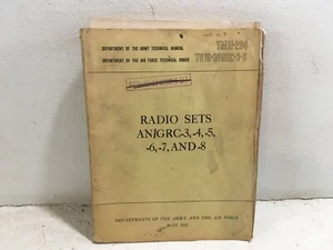 TM 11-284. Install, Op, & Maint of Radio Sets AN/GRC-3, -4, -5, -6, -7, -8. 1953 - Picture 1 of 8