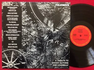 FOLKWAYS A VISION SHARED ~ TRIBUTE TO WOODY GUTHRIE & LEADBELLY LP (1988) FOLK - Picture 1 of 2